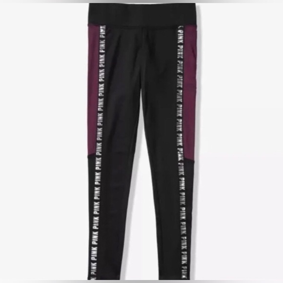 NIP. FLEECE LINED SHINE LEGGINGS MEDIUM - Picture 5 of 7